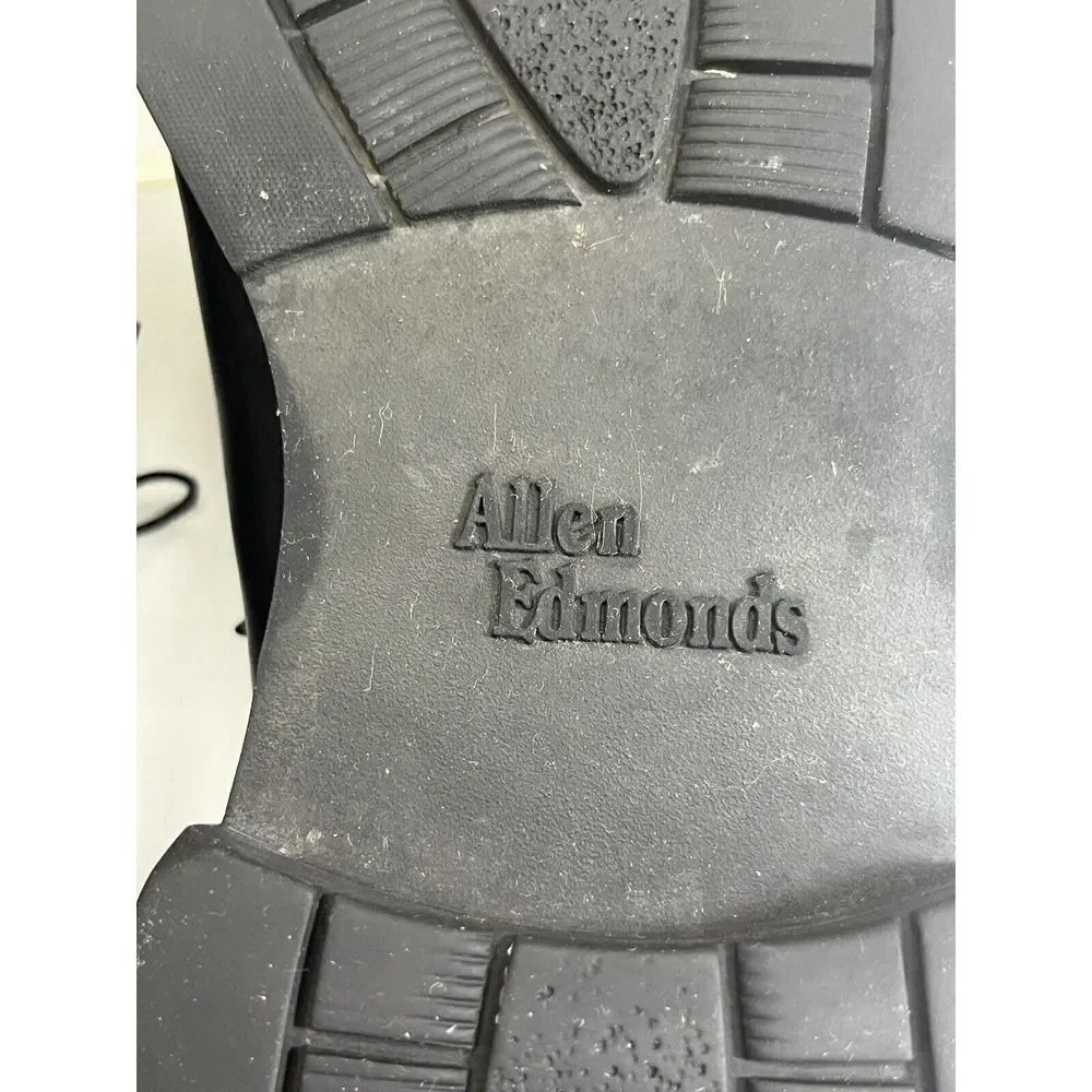 Allen‎ Edmonds Mens Black Leather Oxford Dress Shoes Ellis size 10 D
